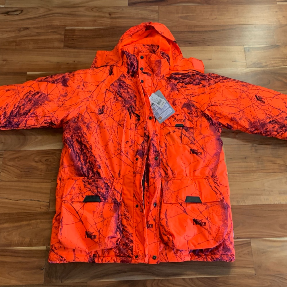 NWT Mount’n Prairie Orange Camo Hunting Jacket